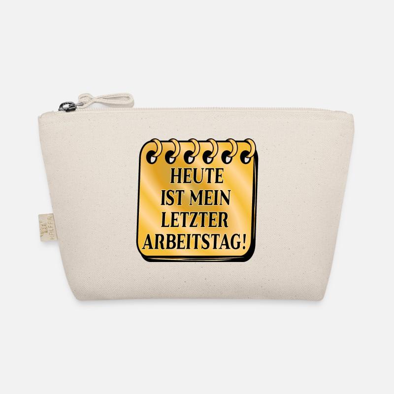 ABSCHIED KOLLEGEN - LETZTER ARBEITSTAG - Bio-Täschchen - Natur
