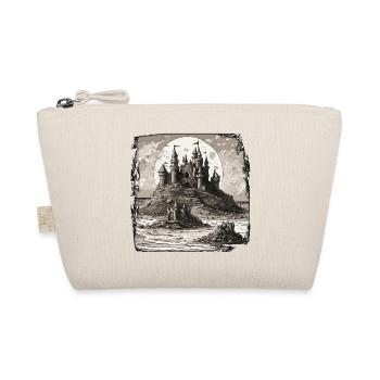 Sandcastle / Building / Playing / Castle / Holiday - Organic Pouch - nature - Front