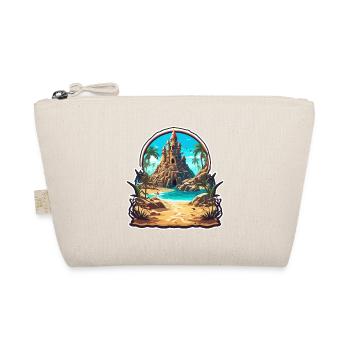 Sandcastle / Building / Playing / Castle / Holiday - Organic Pouch - nature - Front