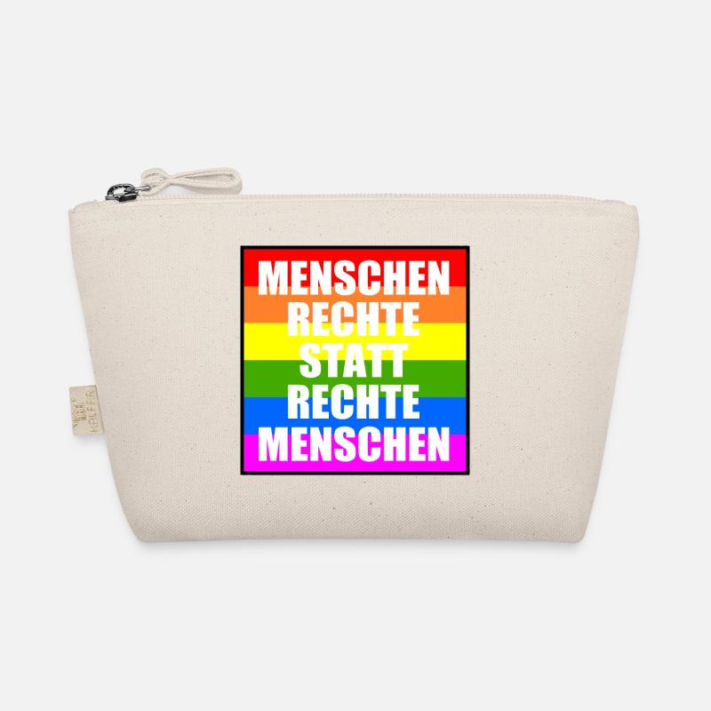 menschenrechte statt rechte menschen Bio-Täschchen