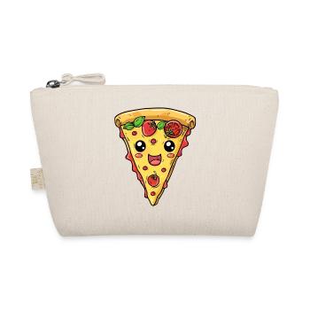 FUNNY PIZZA FACE FAST FOOD LOVER - Organic Pouch - nature - Front
