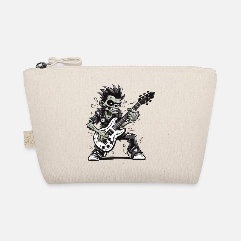 Horror Punk Zombie Gitarrist Bio-Täschchen