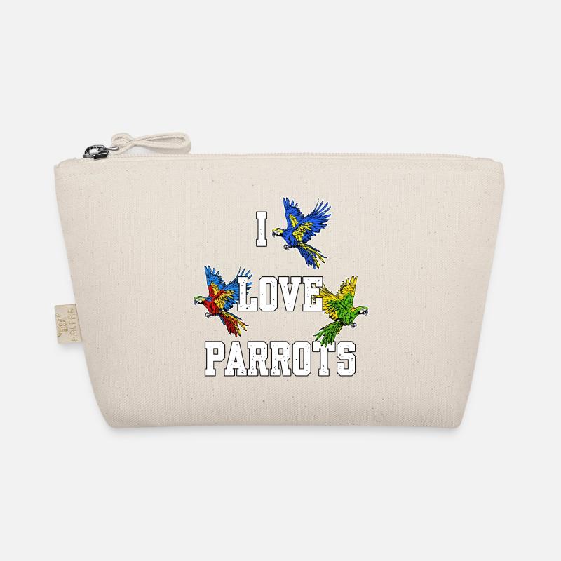 Animal Statement Animal Lover Parrot Birds Zoo Organic Pouch