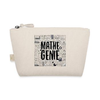 Mathe-Genie Mathematik Genie Mathe Geschenk - Bio-Täschchen - Natur - Vorne