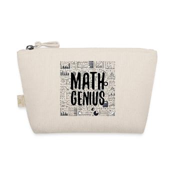 Math Genius Math Genius Math Gift - Organic Pouch - nature - Front