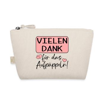 GUTE BESSERUNG - AUFPÄPPELN - Bio-Täschchen - Natur - Vorne