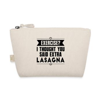 Faire de l'exercice ? Lasagne - Trousse biologique - nature - Devant