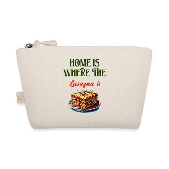 Home is where the lasagna is - Organic Pouch - nature - Front