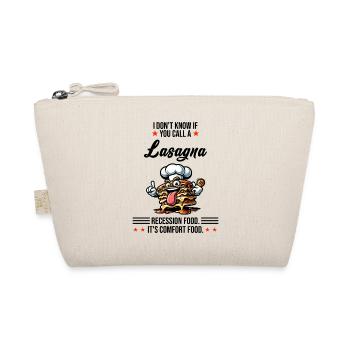 Eating lasagna during recession - Organic Pouch - nature - Front