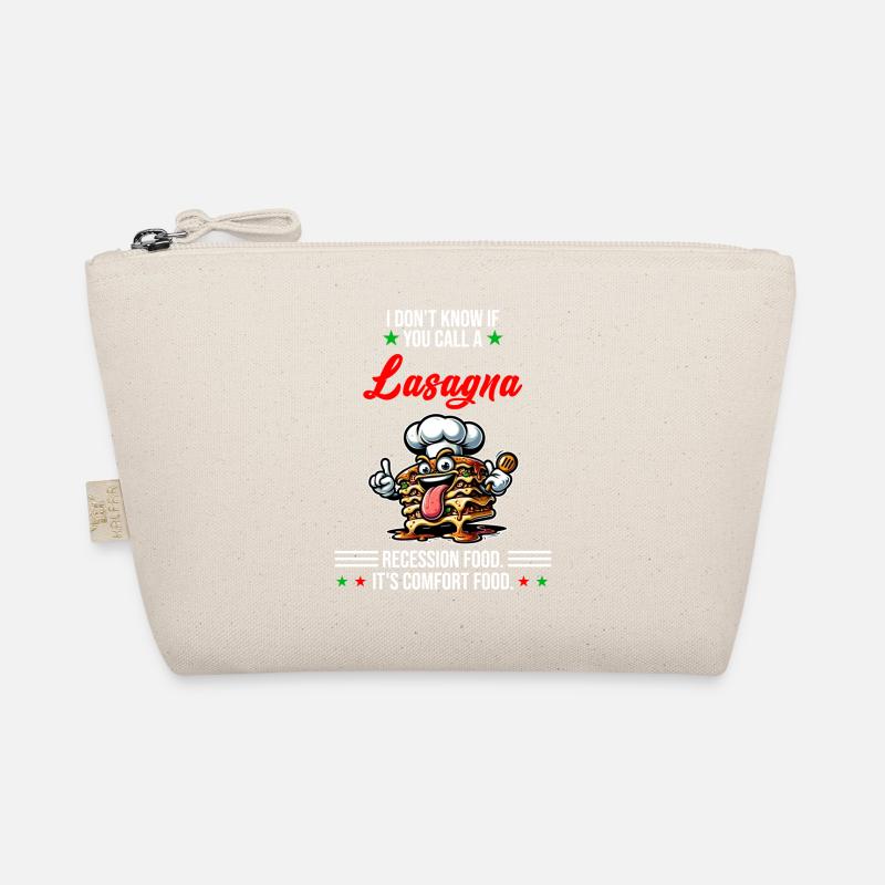 Eating lasagna during recession Organic Pouch