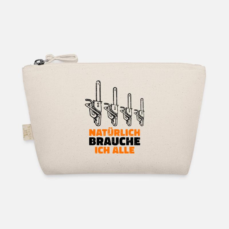 Wood Firewood Saw Lumberjack Statement Forester Organic Pouch