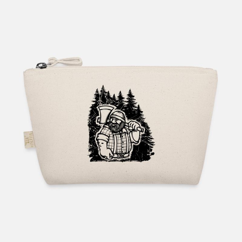 Lumberjack Forestry Woodwork Wood Tree Feller Tree Organic Pouch