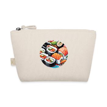 Sushi / Maki / Nigiri / Wasabi / Asiatique - Trousse biologique - nature - Devant