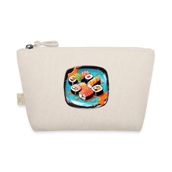 Sushi / Maki / Nigiri / Wasabi / Asiatique - Trousse biologique - nature - Devant