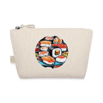 Sushi / Maki / Nigiri / Wasabi / Asiatique - Trousse biologique - nature - Devant