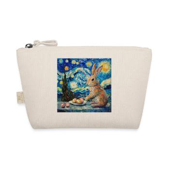 easter bunny, easter, bunny, happy easter, easter eggs - Organic Pouch - nature - Front