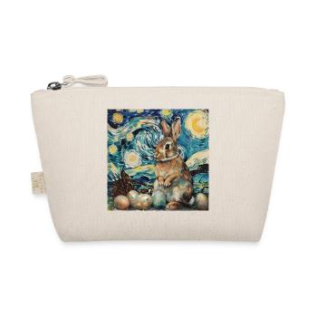 easter bunny, easter, bunny, happy easter, easter eggs - Organic Pouch - nature - Front