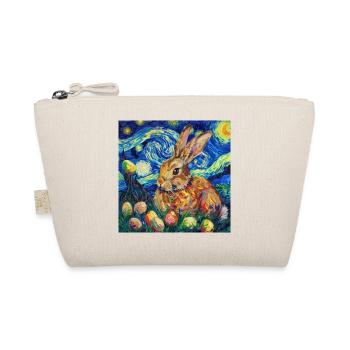 easter bunny, easter, bunny, happy easter, easter eggs - Organic Pouch - nature - Front