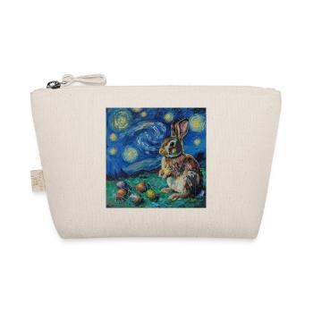 easter bunny, easter, bunny, happy easter, easter eggs - Organic Pouch - nature - Front