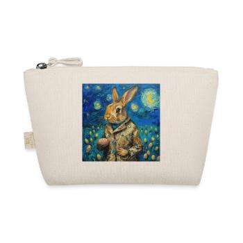 easter bunny, easter, bunny, happy easter, easter eggs - Organic Pouch - nature - Front