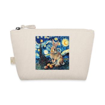 easter bunny, easter, bunny, happy easter, easter eggs - Organic Pouch - nature - Front