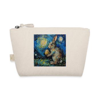easter bunny, easter, bunny, happy easter, easter eggs - Organic Pouch - nature - Front