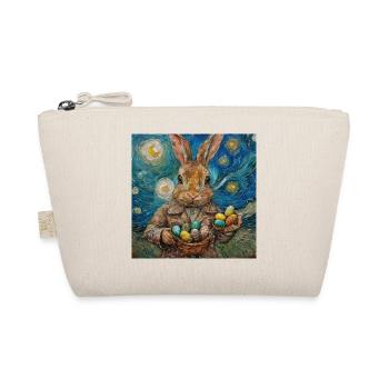 easter bunny, easter, bunny, happy easter, easter eggs - Organic Pouch - nature - Front