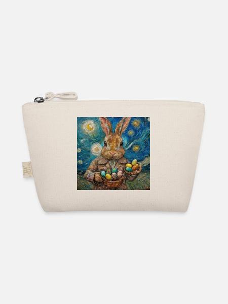 lapin de Pâques, Pâques, lapin, joyeuses Pâques, oeufs de Pâques - Trousse biologique - nature - Devant