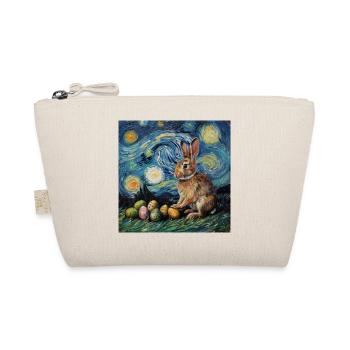 easter bunny, easter, bunny, happy easter, easter eggs - Organic Pouch - nature - Front