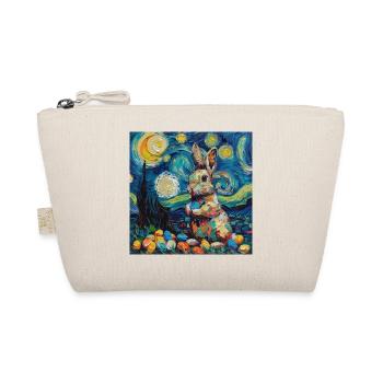 easter bunny, easter, bunny, happy easter, easter eggs - Organic Pouch - nature - Front