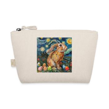 easter bunny, easter, bunny, happy easter, easter eggs - Organic Pouch - nature - Front