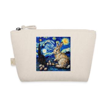 easter bunny, easter, bunny, happy easter, easter eggs - Organic Pouch - nature - Front