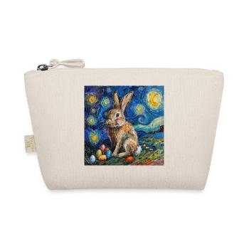 easter bunny, easter, bunny, happy easter, easter eggs - Organic Pouch - nature - Front