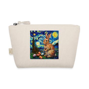 easter bunny, easter, bunny, happy easter, easter eggs - Organic Pouch - nature - Front
