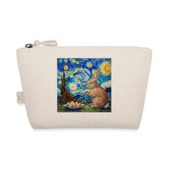 easter bunny, easter, bunny, happy easter, easter eggs - Organic Pouch - nature - Front