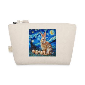 easter bunny, easter, bunny, happy easter, easter eggs - Organic Pouch - nature - Front
