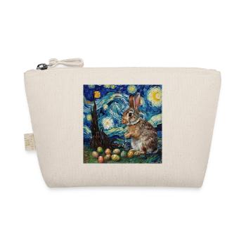 easter bunny, easter, bunny, happy easter, easter eggs - Organic Pouch - nature - Front