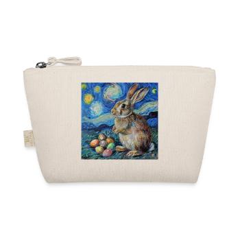 easter bunny, easter, bunny, happy easter, easter eggs, - Organic Pouch - nature - Front