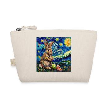 easter bunny, easter, bunny, happy easter, easter eggs - Organic Pouch - nature - Front