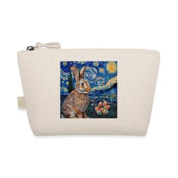 Osterhase, Ostern, Hase, frohe ostern, ostereier - Bio-Täschchen - Natur - Vorne