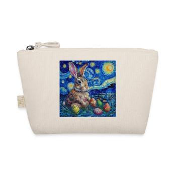 Osterhase, Ostern, Hase, frohe ostern, ostereier - Bio-Täschchen - Natur - Vorne