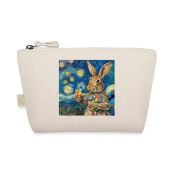 Osterhase, Ostern, Hase, frohe ostern, ostereier - Bio-Täschchen - Natur - Vorne