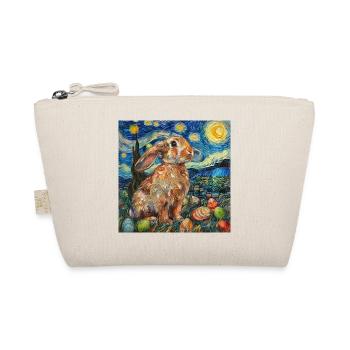 Osterhase, Ostern, Hase, frohe ostern, ostereier - Bio-Täschchen - Natur - Vorne