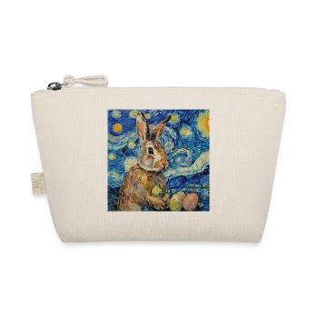 Osterhase, Ostern, Hase, frohe ostern, ostereier - Bio-Täschchen - Natur - Vorne