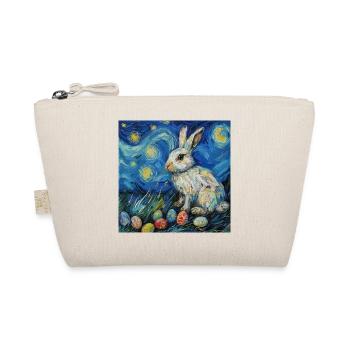 easter bunny, easter, bunny, happy easter, easter eggs - Organic Pouch - nature - Front