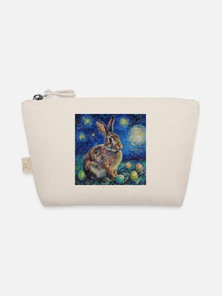 lapin de Pâques, Pâques, lapin, joyeuses Pâques, oeufs de Pâques - Trousse biologique - nature - Devant