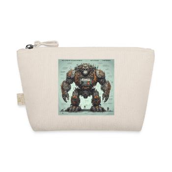 Plan / Sépia / Vintage / Rétro / Robot - Trousse biologique - nature - Devant
