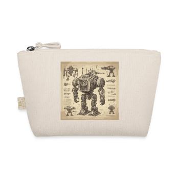 Plan / Sépia / Vintage / Rétro / Robot - Trousse biologique - nature - Devant