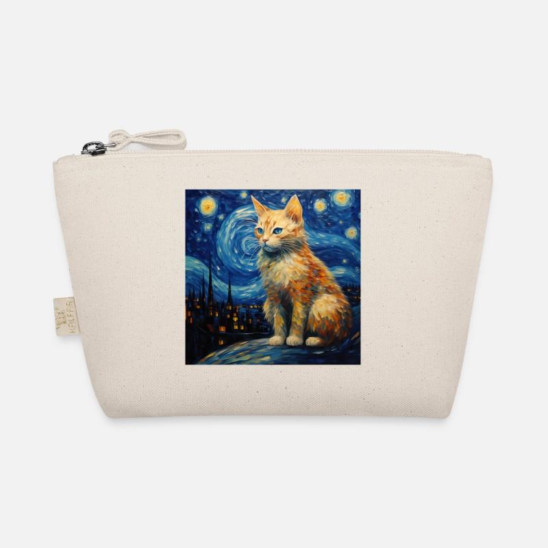 Katze, katzenmotiv Bio-Täschchen