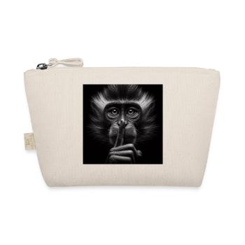 A Silent Monkey - Organic Pouch - nature - Front